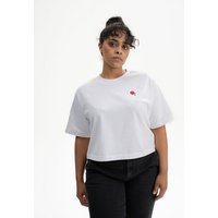 MELA Cropped T-Shirt schwer JOSHNA Stickerei