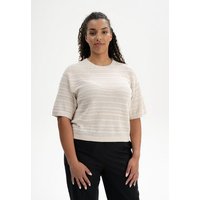 MELA Strukturiertes Strick T-Shirt Style AROHI