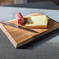 Baumkrone Brotzeit- und Schneidebrett aus Eichenholz