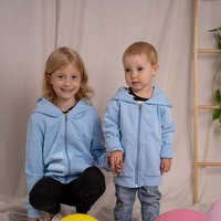 Vresh Clothing Mini Vischi - Kinder Zip-Hoodie aus Biobaumwolle