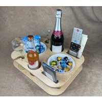 Die Schreiner Christoph Siegel Couchbar • Snackbar • Sofa-Bar • Couchbutler • Snackbox • gemütlicher Sofaabend • Männergeschenk • Geburtstagsgeschenk • Hochzeit • Größe L