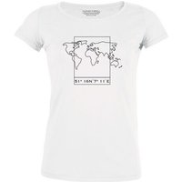 Human Family Damen T-Shirt Amorous "Worldmap" aus Bio-Baumwolle