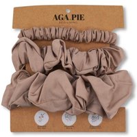 AGA.PIE Scrunchie-Set aus 100% Lyocell aus Bambuscellulose