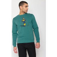 GREENBOMB Animal Donkey Ski Wild - Bequemes Sweatshirt aus Bio-Baumwolle / hochwertiger Print / GOTS / Fair & Vegan