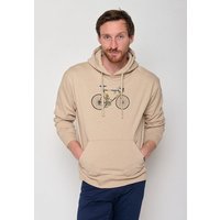 GREENBOMB Bike Knut Joy - Bequemer Hoodie aus Bio-Baumwolle / hochwertiger Print / GOTS / Fair & Vegan