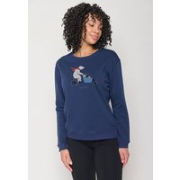 GREENBOMB Bike Cargo Bear Canty - Bequemes Sweatshirt aus Bio-Baumwolle / hochwertiger Print / GOTS / Fair & Vegan