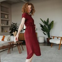 NORDLICHT Damen Musselin Kleid aus 100% Bio-Baumwolle ELIN