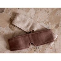 Schlafmaske Gestrickt "Yumeko" aus Bio-Baumwolle