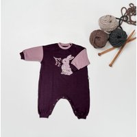 tetoi-vienna TENCEL Babyoverall "Alpenflausch Hase" kuscheliger Strampler