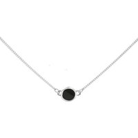 pakilia Kette "Redondo Obsidiana" – fair gehandelt & handgefertigt in Mexiko