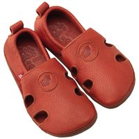 Pololo Barfußschuh "Sommer" aus pflanzlich gegerbtem Leder mit Gummisohle, Größen 20-34