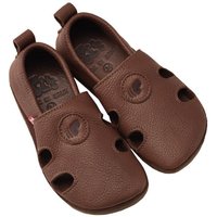 Pololo Barfußschuh "Sommer" aus pflanzlich gegerbtem Leder mit Gummisohle, Größen 20-34