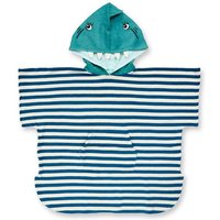 Sense Organics & friends in cooperation with GARY MASH Badeponcho mit Haifisch-Kapuze aus Bio-Baumwolle