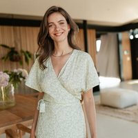 NORDLICHT Wickelkleid Anni mit Blumenmuster aus 100% Ecovero