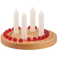 klotzaufklotz Adventskalender und Adventskranz für Stabkerzen