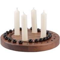 klotzaufklotz Adventskalender und Adventskranz für Stabkerzen
