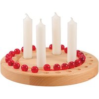 klotzaufklotz Adventskalender und Adventskranz für Stabkerzen