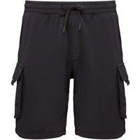 Greenspired Umweltfreundliche ausgewaschene French Terry Cargo-Shorts 300g/m² XS-3XL