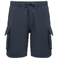 Greenspired Umweltfreundliche ausgewaschene French Terry Cargo-Shorts 300g/m² XS-3XL