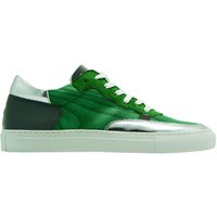 vegane Sneaker aus Holz "nat-2 Wood green" in grün