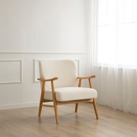 Ohara sillón tapizado borreguito Ohara sillón tapizado borreguito