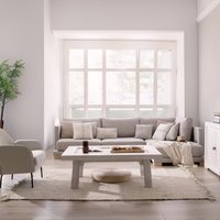 Oblak mesa de centro de madera maciza de araucaria blanco shabby 20 % de descuento Oblak mesa de centro de madera maciza de araucaria blanco shabby 20 % de descuento