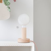 Denis lámpara sobremesa natural-cable rosa 10 % de descuento Denis lámpara sobremesa natural-cable rosa 10 % de descuento