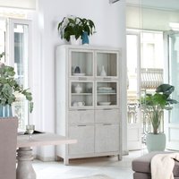 Cuzco vitrina de madera maciza de araucaria blanco wild 22 % de descuento Cuzco vitrina de madera maciza de araucaria blanco wild 22 % de descuento