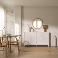 Delhi aparador de madera maciza blanco 35 % de descuento Delhi aparador de madera maciza blanco 35 % de descuento