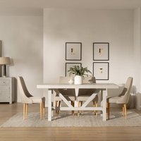 Milner mesa de comedor rectangular de madera maciza 35 % de descuento Milner mesa de comedor rectangular de madera maciza 35 % de descuento