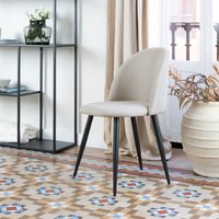 Curie silla tapizada beige 25 % de descuento Curie silla tapizada beige 25 % de descuento