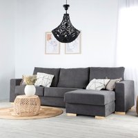 Dastyn sofá cama chaise longue derecha 4 plazas con almacenaje Dastyn sofá cama chaise longue derecha 4 plazas con almacenaje