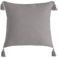 Lota cojÃn gris decoración algodón 10 % de descuento Lota cojÃn gris decoración algodón 10 % de descuento