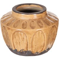 Gete jarrón marrón cerámica decoración 9 % de descuento Gete jarrón marrón cerámica decoración 9 % de descuento