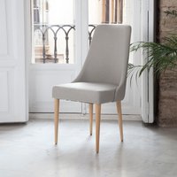 Elisa silla tapizada gris 15 % de descuento Elisa silla tapizada gris 15 % de descuento