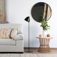 Ydea lampara de pie metal negro h 130 cm 10 % de descuento Ydea lampara de pie metal negro h 130 cm 10 % de descuento