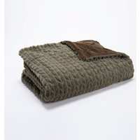 Kodi plaid caqui 130x170 cm 10 % de descuento Kodi plaid caqui 130x170 cm 10 % de descuento