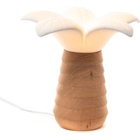 Hagam lámpara de sobremesa de porcelana y madera 10 % de descuento Hagam lámpara de sobremesa de porcelana y madera 10 % de descuento