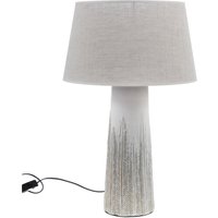 Hasta lámpara de mesa de cerámica y lino 10 % de descuento Hasta lámpara de mesa de cerámica y lino 10 % de descuento
