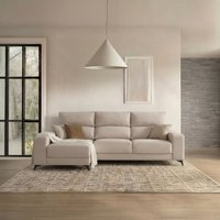 Evans sofá chaise longue izquierda 4 plazas beige con almacenaje 20 % de descuento Evans sofá chaise longue izquierda 4 plazas beige con almacenaje 20 % de descuento