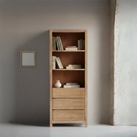 Maya estantería de madera maciza de acacia Maya estantería de madera maciza de acacia