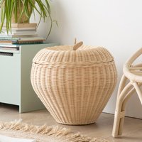 Fruit cesta con forma de manzana de ratán natural 20 % de descuento Fruit cesta con forma de manzana de ratán natural 20 % de descuento