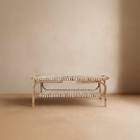 Honshu banco descalzador de ratán natural 20 % de descuento Honshu banco descalzador de ratán natural 20 % de descuento