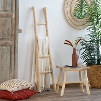 Nusa escalera de madera maciza de teca 18 % de descuento Nusa escalera de madera maciza de teca 18 % de descuento