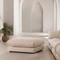 Tokio puf cuadrado tapizado 50 % de descuento Tokio puf cuadrado tapizado 50 % de descuento