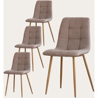 Pack 4 sillas basilea tapizada en color beige 15 % de descuento Pack 4 sillas basilea tapizada en color beige 15 % de descuento