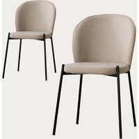 Pack 2 sillas nuren tapizada beige 15 % de descuento Pack 2 sillas nuren tapizada beige 15 % de descuento