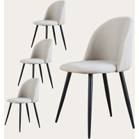 Pack 4 sillas curie tapizada beige 25 % de descuento Pack 4 sillas curie tapizada beige 25 % de descuento