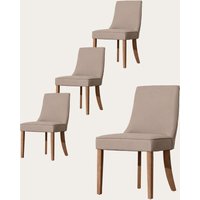 Pack 4 sillas bimba tapizada beige 22 % de descuento Pack 4 sillas bimba tapizada beige 22 % de descuento