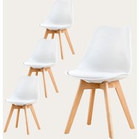 Pack 4 sillas mina blanca 20 % de descuento Pack 4 sillas mina blanca 20 % de descuento